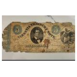 $5 Virginia Treasury Note