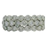 Platinum 2.00 ct Natural Brilliant Diamond Ring