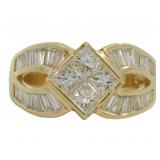 18k Gold 1.50 ct Natural VS Brilliant Diamond Ring