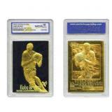 23K Black Gold Kobe Bryant Rare Rookie Card