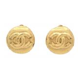 Chanel Coco Mark Clip-on Earrings