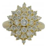 18k Gold 1.54 ct Natural VS Diamond Ring
