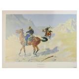 The Advance-Guard 1890 Print by Fredric Remington