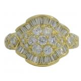 18kt Gold 1.50 ct Natural Brilliant Diamond Ring