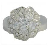 Platinum 1.50 ct Natural VS Brilliant Diamond Ring