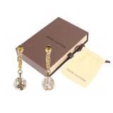 Louis Vuitton Resin Bubbles Inclusion Earrings