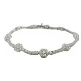 Brilliant 6.00 ct VS Lab Diamond Bracelet