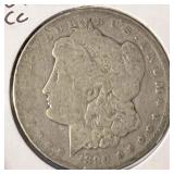 1890 Carson City Morgan Silver Dollar