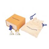 Louis Vuitton Essential V Pearl Studded Earrings