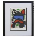 Perriere le Miroir Framed by Joan Miro
