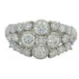 Platinum 1.73 ct Natural VS Brilliant Diamond Ring