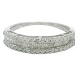 18k Gold 1/2 ct Natural Brilliant Diamond Ring
