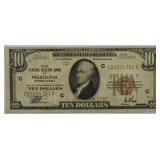 1929 $10 Philadelphia Federal Reserve Note