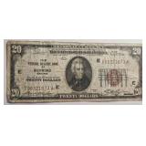 1929 $20 Richmond Federal Reserve Note