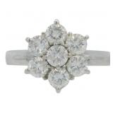Platinum 1.05 ct Natural Brilliant VS Diamond Ring