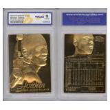 23K Gold Michael Jordan Fleer Showcase Card