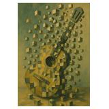 Surreal Cubist Guitar Limited Edition by BEYONDALI