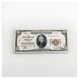 1929 $20  Kansas City Federal Reserve Bank Note