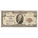 1929 $10 Brown Seal Currency Note
