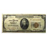1929 $20 Minneapolis Federal Reserve Bank Note
