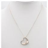 Tiffany & Co. Open Heart Necklace
