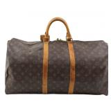Louis Vuitton Monogram Keepall 55 Boston Bag