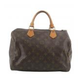 Louis Vuitton Monogram Speedy 30 Boston Bag