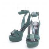 Bottega Veneta Intrecciato Heel Sandals Size 35