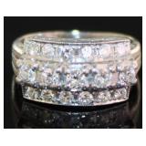 Platinum Natural .70 ct Brilliant Diamond Ring
