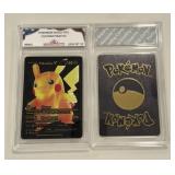 Pokï¿½mon Black Foil Custom Pikachu Card