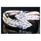Platinum Natural 1/2 ct Brilliant Diamond Ring
