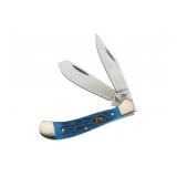 Blackhills Steel Dakota Blue Bone Saddlehorn Knife