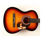 Autographed Ariana Grande Acoustic Guitar