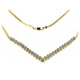 1Elegant 1/2 ct Diamond Evening Necklace