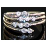 Platinum 1/2 ct Natural Brilliant Diamond Ring
