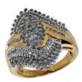 Marquise Cut 1/2 ct Diamond Dinner Ring