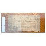 1861 $2 North Carolina Currency Note