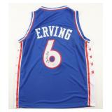 Autographed Julius "Dr.J" Erving Jersey