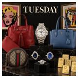 Tuesday September 22nd Jewelry,Coins,Handbags & Collectibes