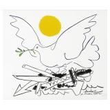 Dove of the Future Large Canvas by Pablo Picasso