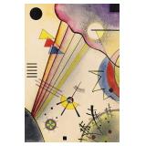 Deutliche Verbindung Canvas by Wasilly Kandinsky