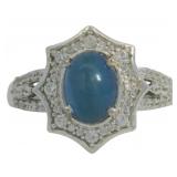 Natural 2.50 ct Star Sapphire Dinner Ring