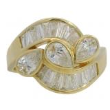 18kt Gold 1.60 ct Natural Brilliant Diamond Ring