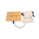 Louis Vuitton Monogram Bold Silver Bracelet
