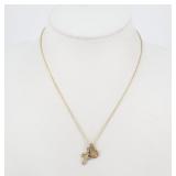 Givenchy Stone Cross Necklace