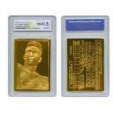 23K Gold Mickey Mantle Card