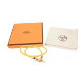 Hermes Glenan Double Tour Unused Leather Bracelet