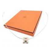 Hermes H Cube Necklace