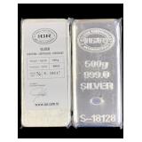 1/2 KILO (500g) .999 Fine Silver Bar