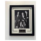 Frank Sinatra Framed Photo W/ Facsimile Signature